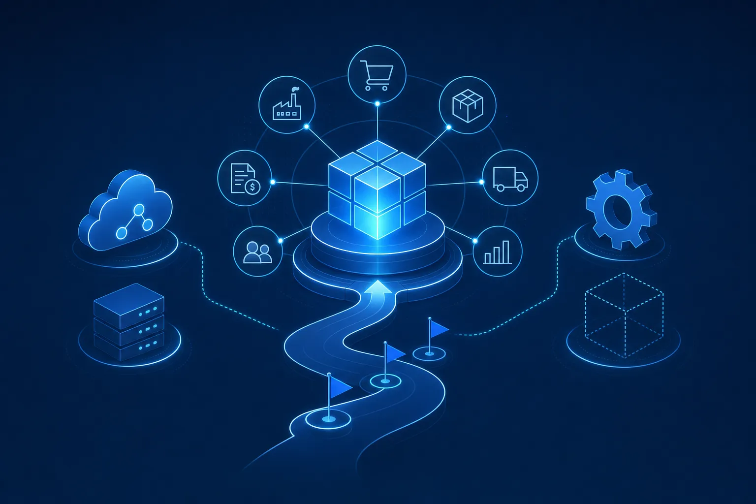 Ảnh bìa bài viết: Phần mềm ERP là gì? Phân hệ, phân loại và chi phí